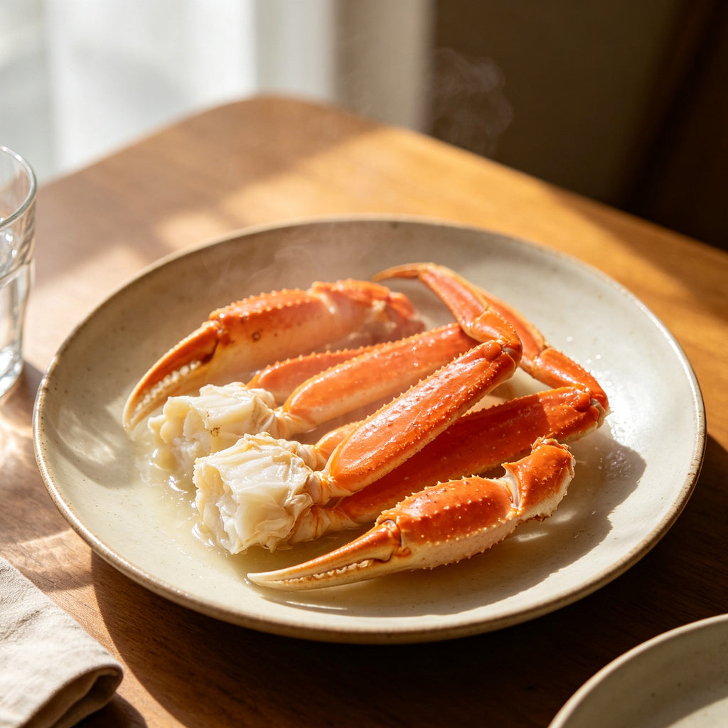 Fresh Crab Legs On Ice