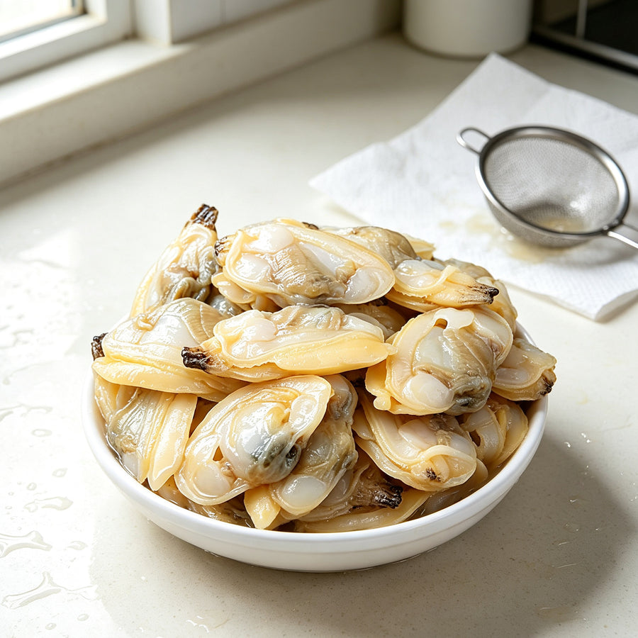 Fresh Clam Meat And Shells