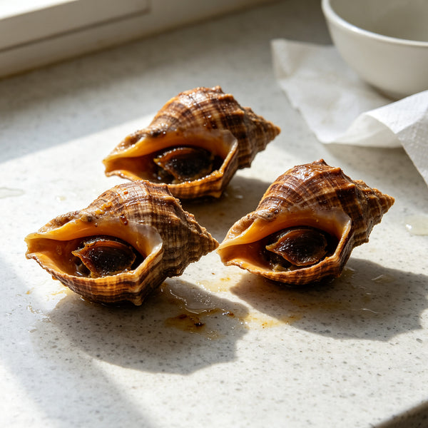 Fresh-Frozen Sea Snails In Shells