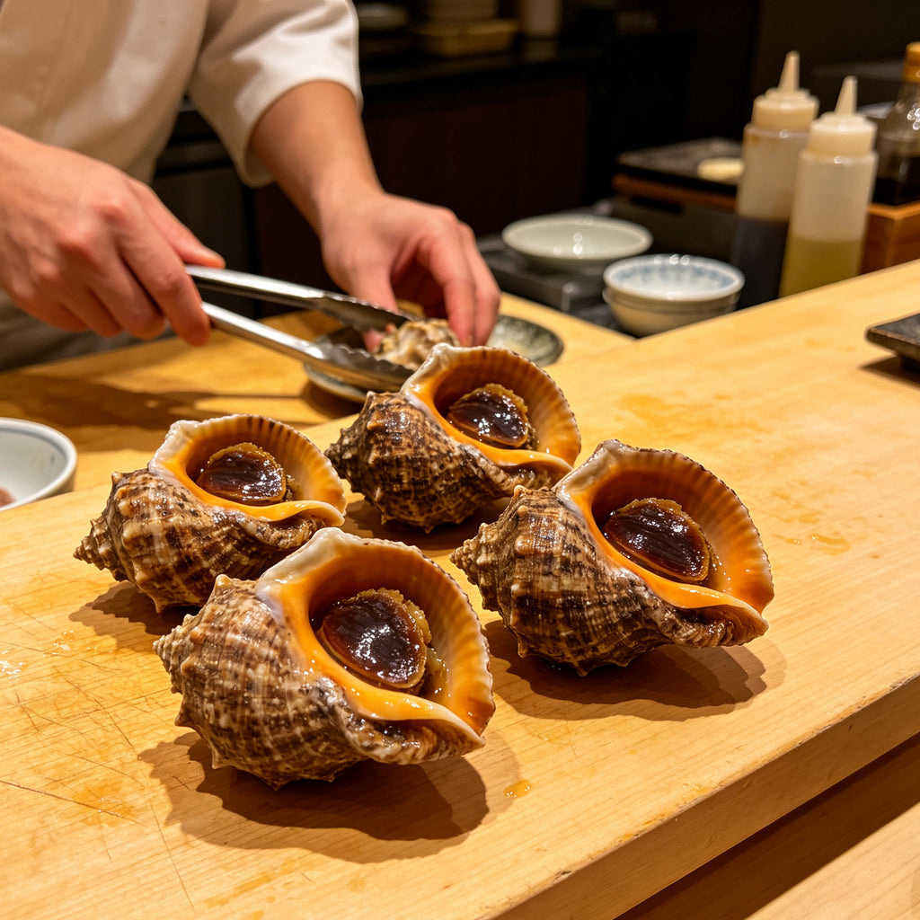 Fresh Sea Snails In Shells