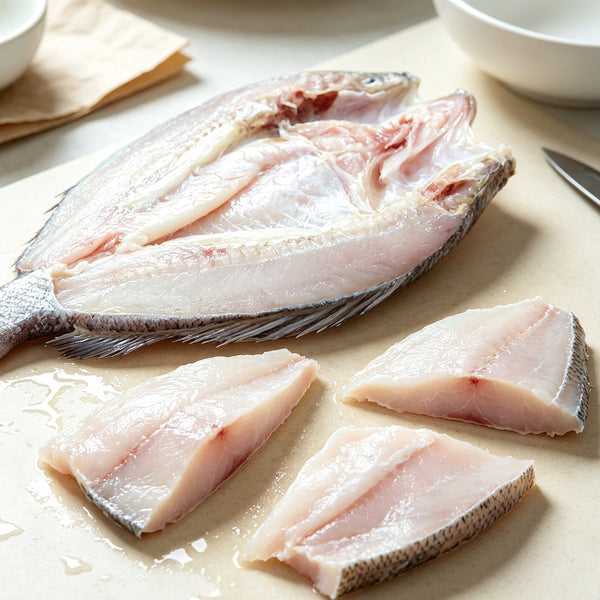 Fresh-Frozen Sea Bass Fillet Steaks