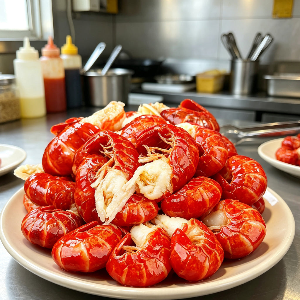 Fresh Boiled Crawfish Tails Platter